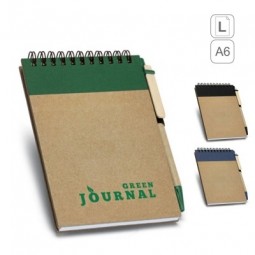 Caderno capa dura wire-o personalizado A6 Ringord 93427