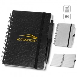 caderno com caneta personalizado cad190