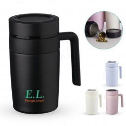 Caneca térmica com infusor e termômetro LED Personalizada