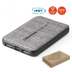 carregador Power Bank eco rPet personalizado para brindes  97094 Renewal