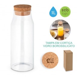 Garrafa ecológica vidro personalizada para brindes 94236