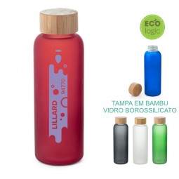 Garrafa ecológica vidro personalizada para brindes