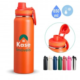 Garrafa inox termica personalizada 18846