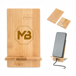 Suporte para celular em bambu 