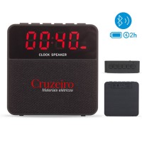 Caixa de Som Bluetooth despertador 02071