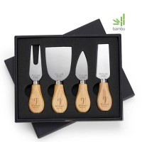 Kit queijo 4 peças Bambu 06222