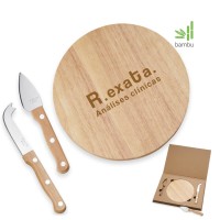 Kit queijo 3 peças Bambu 08222