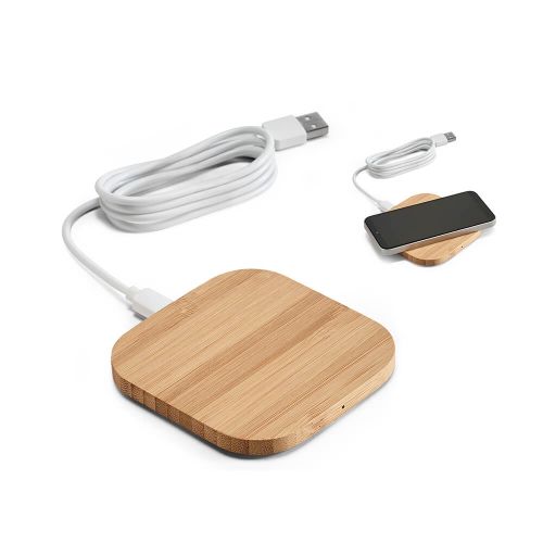 Carregador personalizado Wireless bambu Ecopower 