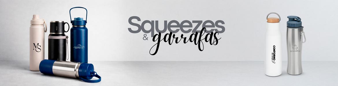 squeezes e garrafas personalizados para brindes
