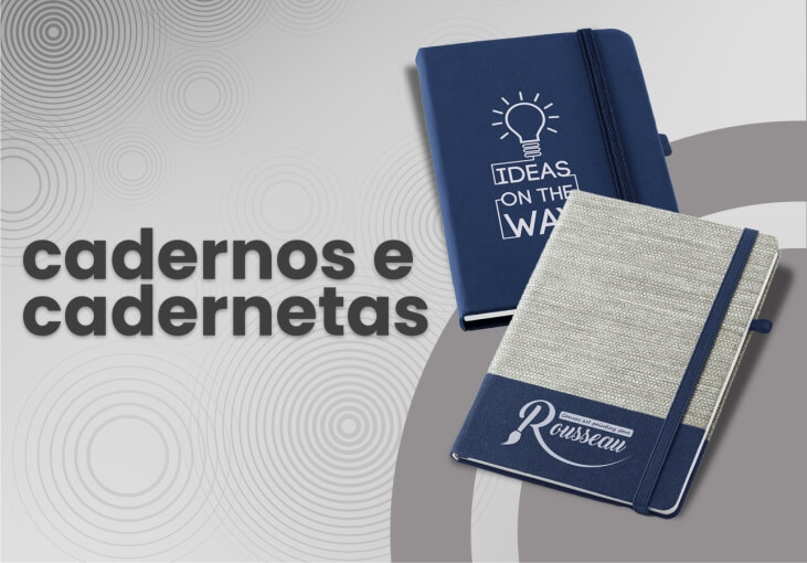  cadernos, blocos e agendas Personalizados brindes